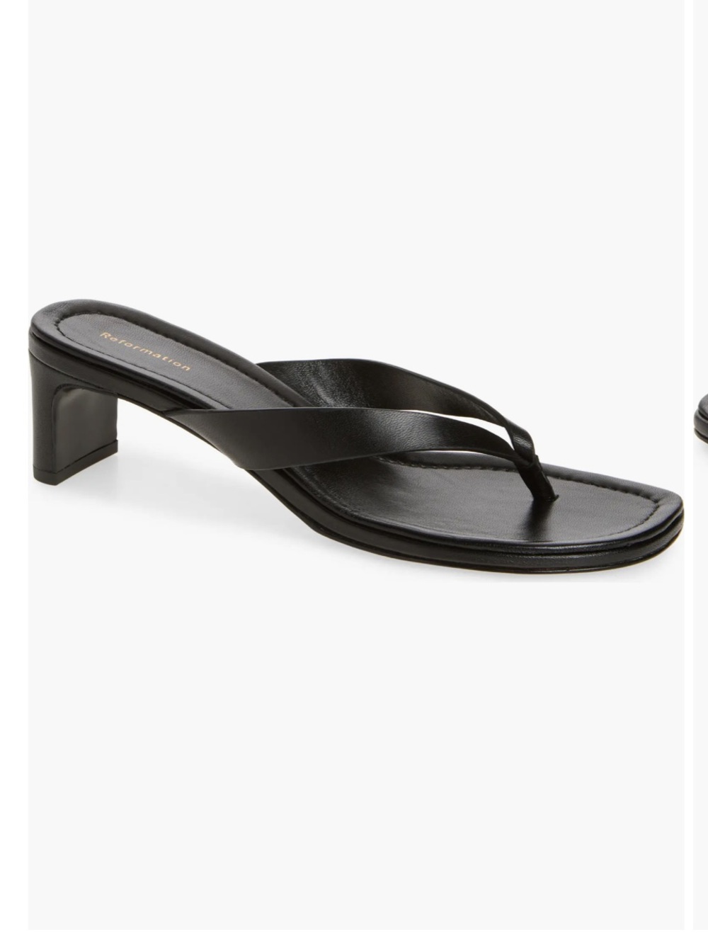 Reformation Jessie Block Heel Sandal